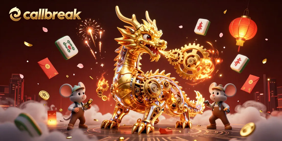 Engage in the thrilling callbreak card game, surrounded by vibrant gaming elements and dynamic visuals.